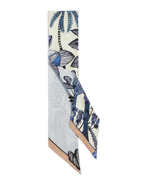 Peter Hahn Blue Schal Aus 100% Seide