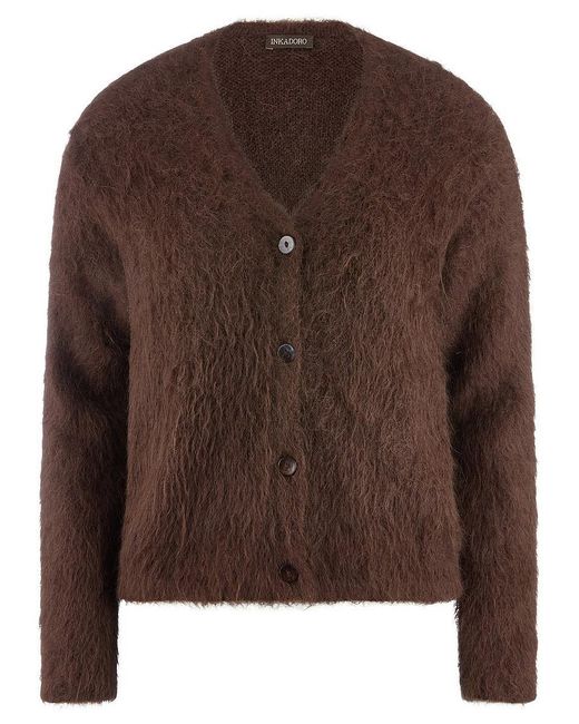 Inkadoro Brown Strickjacke