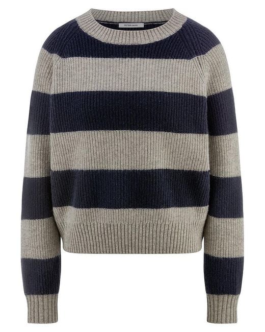 Peter Hahn Blue Rundhals-Pullover