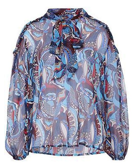 Uta Raasch Blouse Van in het Blue