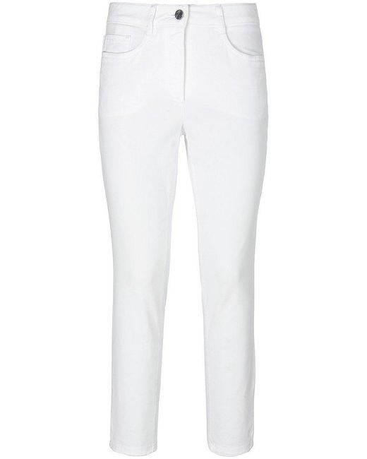 Basler White Skinny-jeans passform julienne