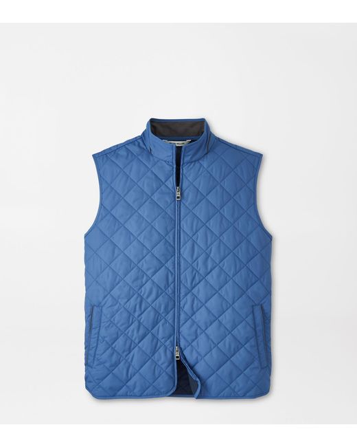 Peter Millar Blue Essex Gilet for men