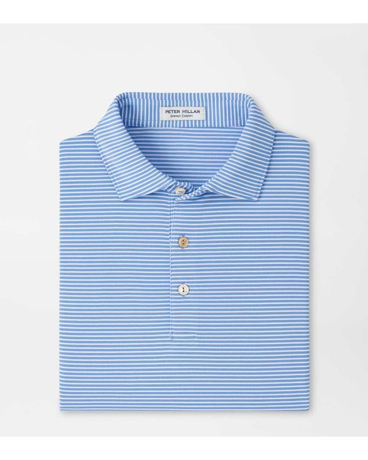 Peter Millar Blue Grace Performance Mesh Polo for men