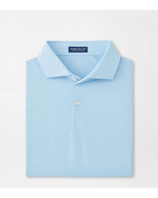 Peter Millar Blue Soul Performance Mesh Polo for men