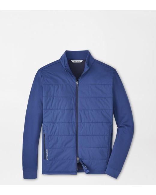 Peter Millar Blue Merge Hybrid Jacket for men