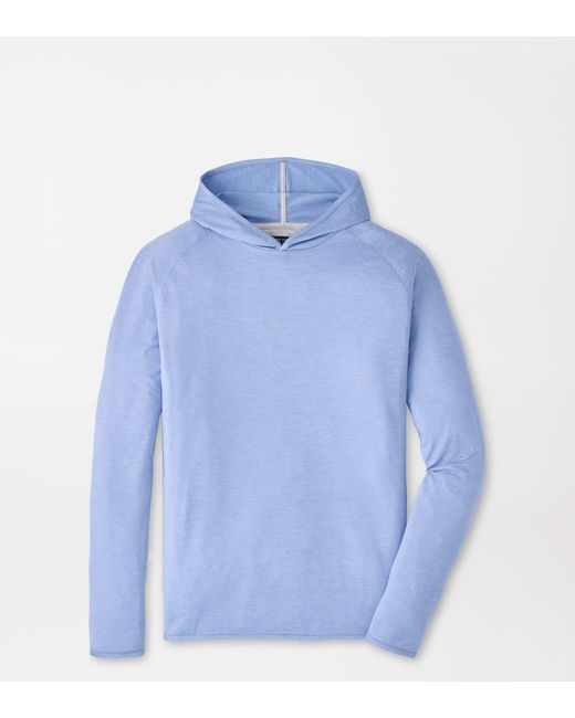 Peter Millar Blue Stealth Performance Hoodie for men