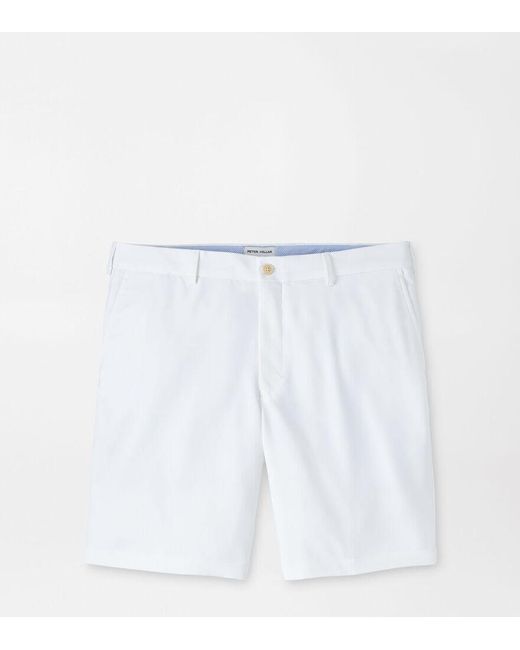 Peter Millar White Salem Performance Short for men