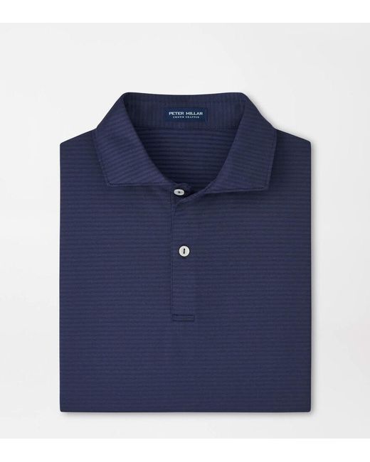Peter Millar Blue Empire Performance Jersey Polo for men