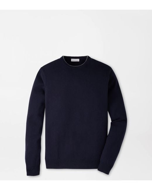 Peter Millar Blue Crown Heritage Cashmere Crewneck Jumper for men