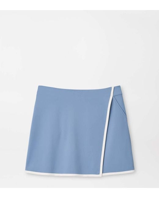 Peter Millar Blue Charlotte Slit Skort