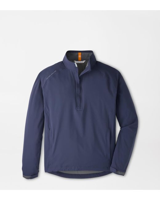 Peter Millar Blue Shield Half-Zip Rain Shell for men