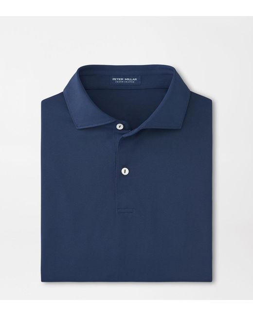 Peter Millar Blue Soul Performance Mesh Polo for men