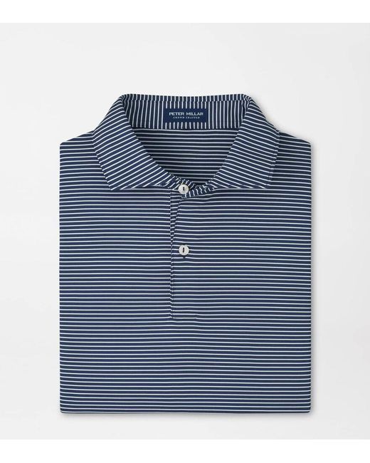 Peter Millar Blue Ballad Performance Jersey Polo for men