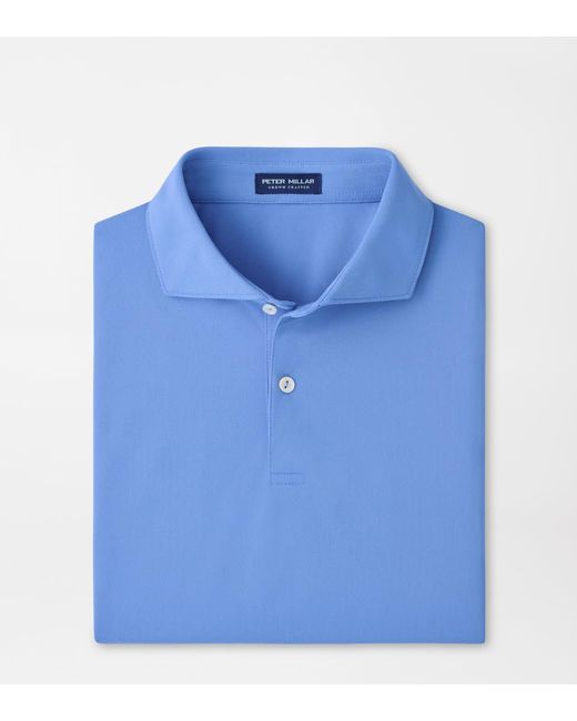 Peter Millar Blue Soul Performance Mesh Polo for men