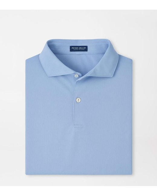 Peter Millar Blue Soul Performance Mesh Polo for men