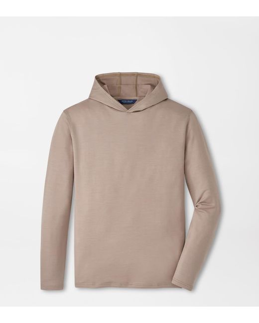 Peter Millar Natural Excursionist Flex Knit Hoodie for men