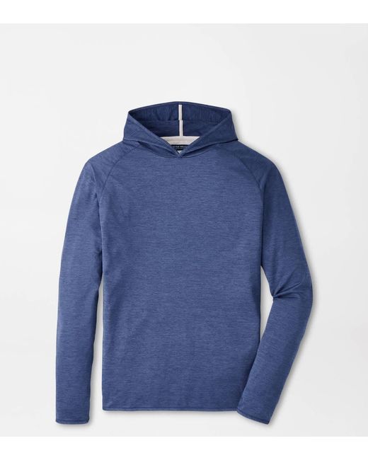Peter Millar Blue Stealth Performance Hoodie for men