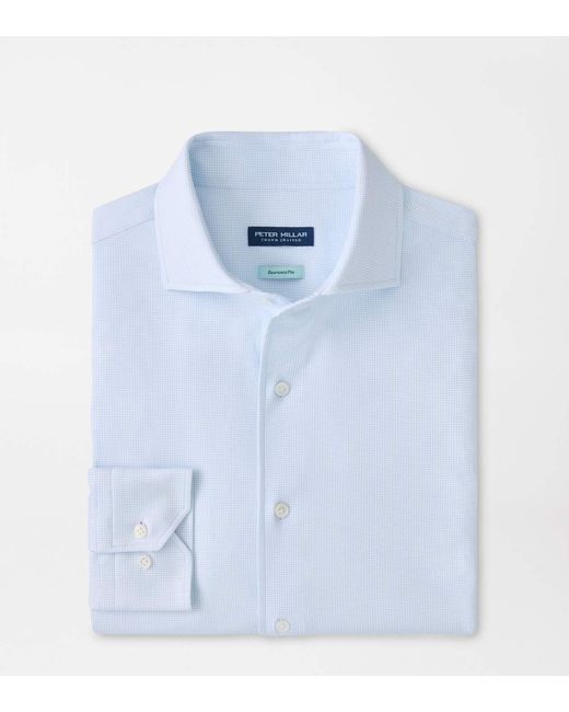 Peter Millar Blue Excursionist Flex Print Shirt for men