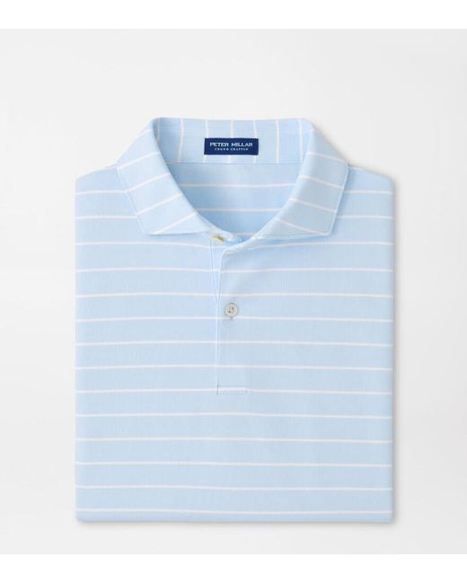 Peter Millar Blue Coda Performance Mesh Polo for men