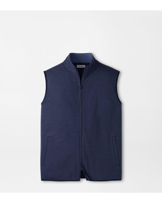 Peter Millar Blue Ardent Air Performance Full-Zip Gilet for men