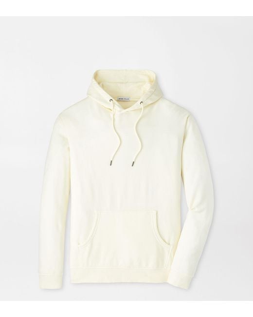 Peter Millar Natural Lava Wash Hoodie for men