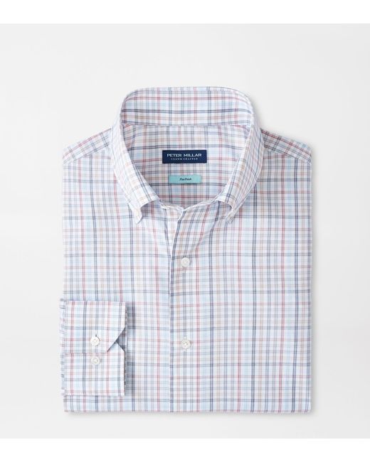 Peter Millar Blue Orvieto Cotton Shirt for men