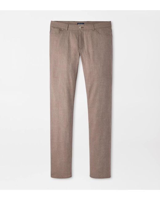 Peter Millar Gray Excursionist Flex Alpine Five-Pocket Trouser for men
