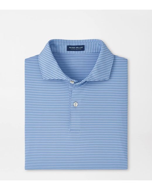 Peter Millar Blue Ballad Performance Jersey Polo for men