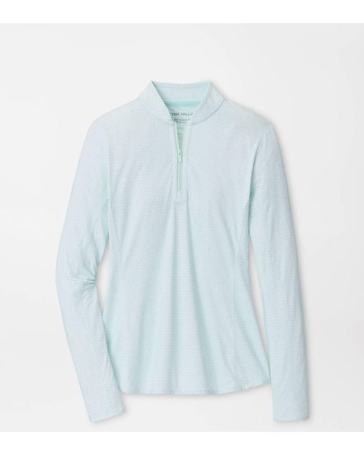 Peter Millar Blue Shadebreak More Bubbles Please Lightweight Sunshirt