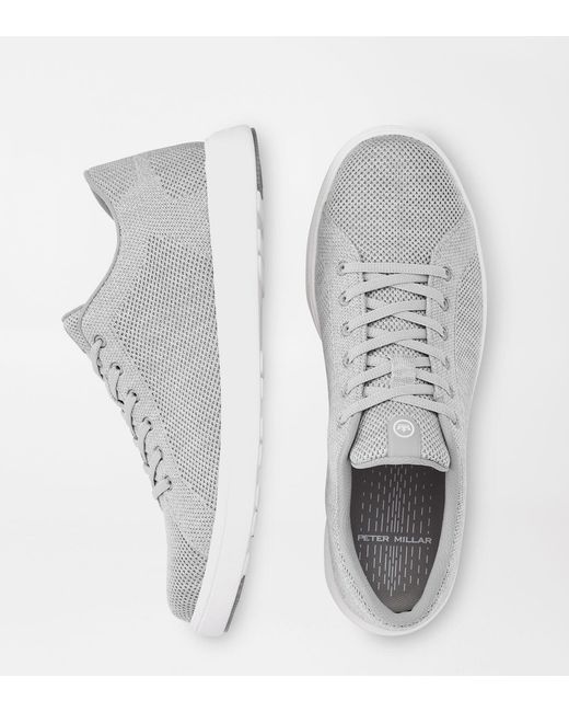 Peter Millar Gray Drift V2 Sneaker for men