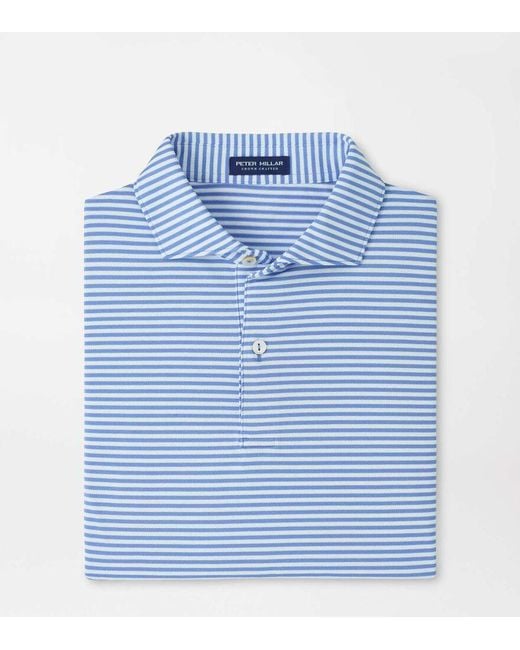 Peter Millar Blue Verse Performance Mesh Polo for men