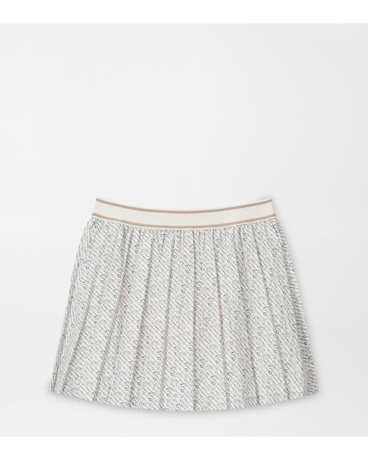 Peter Millar White Mickey Social Club Pleated Skort