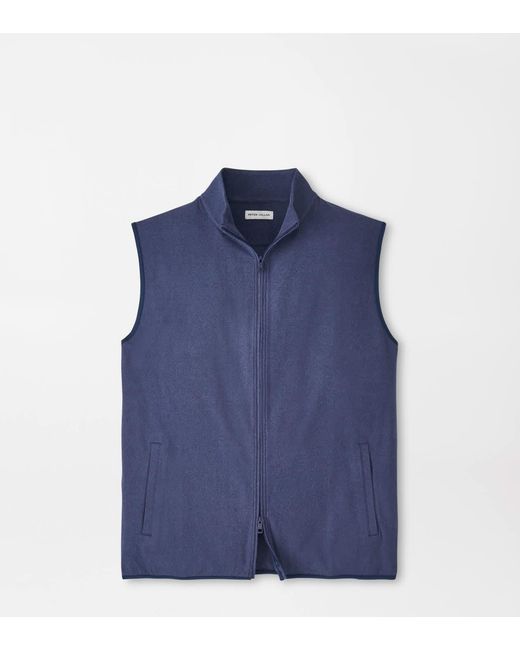Peter Millar Blue Ardentair Performance Full-Zip Gilet for men