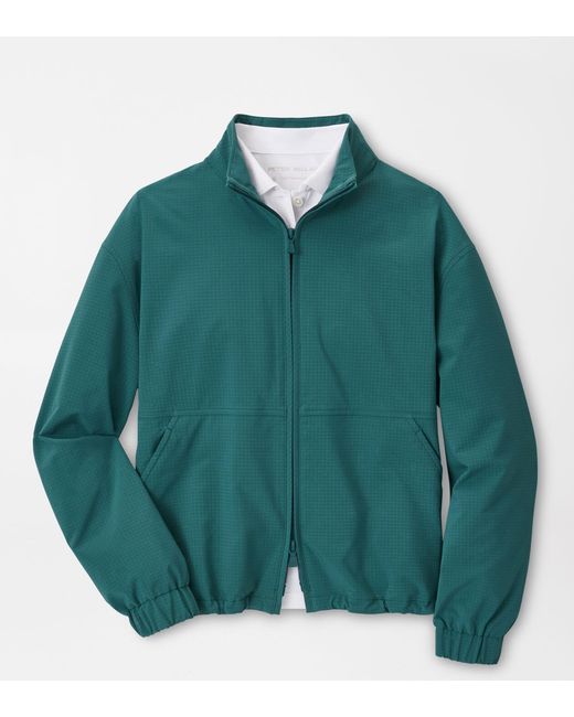 Peter Millar Green Gust Full-Zip Windbreaker