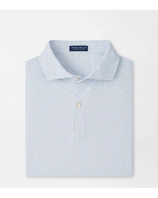 Peter Millar Blue Alder Performance Jersey Polo for men