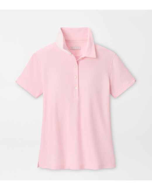 Peter Millar Pink Coolspun Lite Cotton Piquã Polo