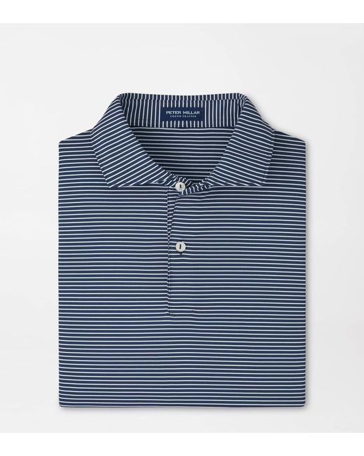 Peter Millar Blue Ballad Performance Jersey Polo for men