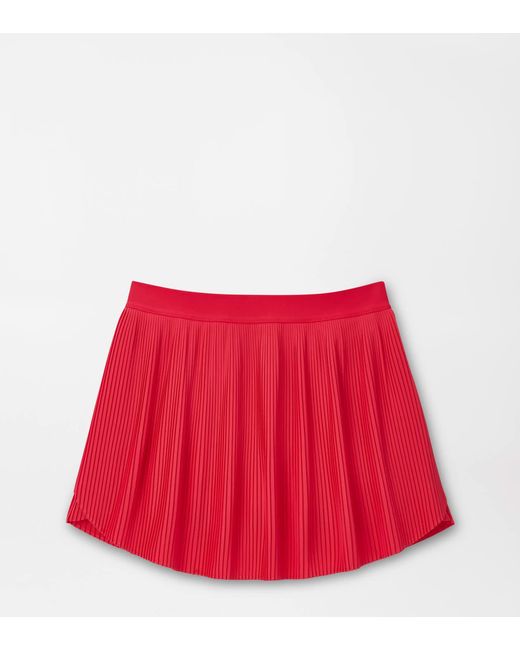 Peter Millar Red Mickey Micro Pleat Skort