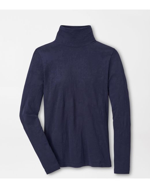 Peter Millar Blue Stratus Baselayer Performance Turtleneck