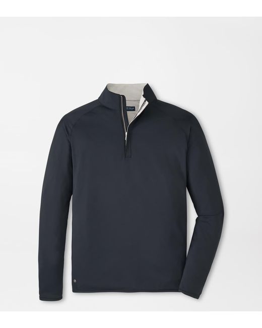 Peter Millar Blue Stealth Performance Quarter-Zip for men