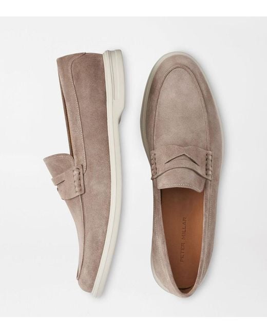Peter Millar Natural Excursionist Penny Loafer for men