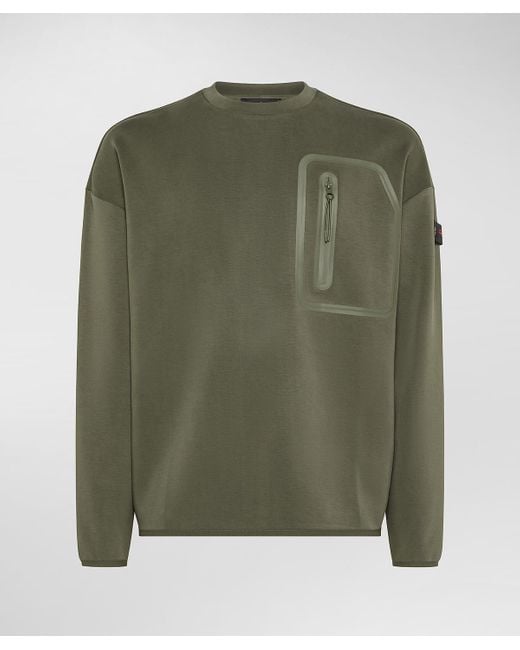 Peuterey Sweatshirt aus Scuba mit Brusttasche in Green für Herren