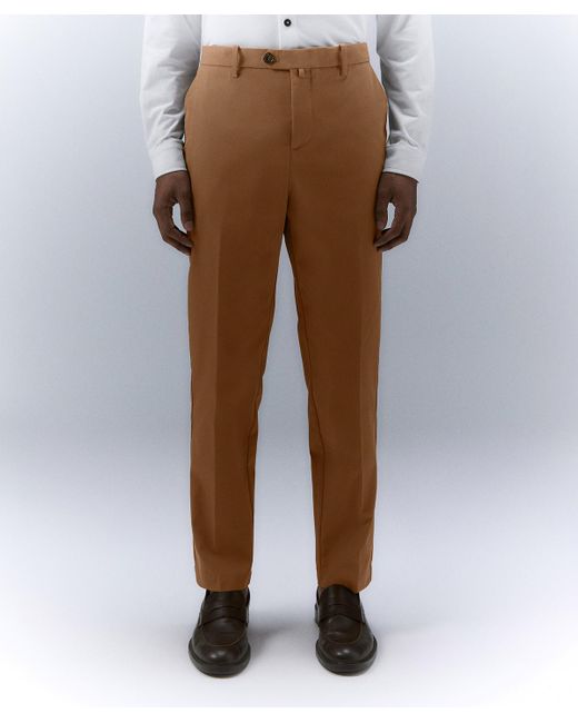 Peuterey Hose aus weichem Twill in Natural für Herren