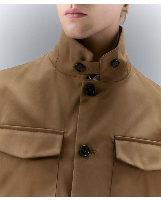Peuterey Feldjacke aus mattem Twill in Blue für Herren