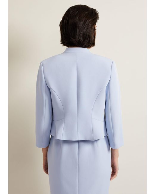 Phase Eight Blue Daisy Jacket