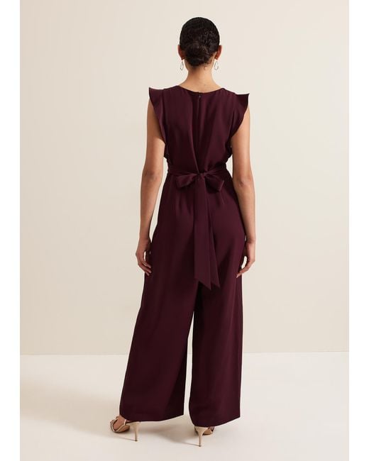 Phase Eight Red Petite Ayla Jumpsuit