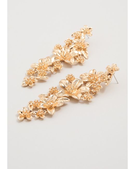 Phase Eight White Flower Statement Earrings
