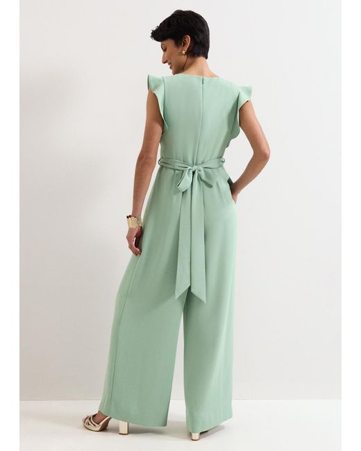 Phase Eight Green Petite Ayla Wide Leg Jumpsuit