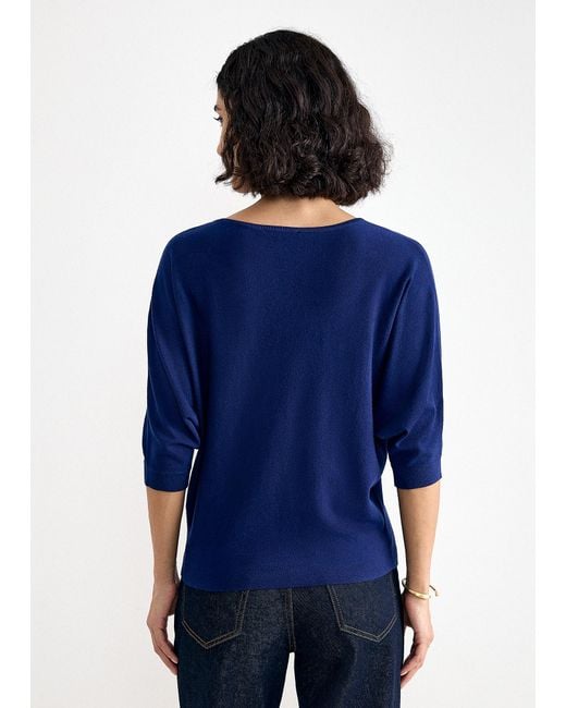 Phase Eight Blue Cristine Knit Jumper