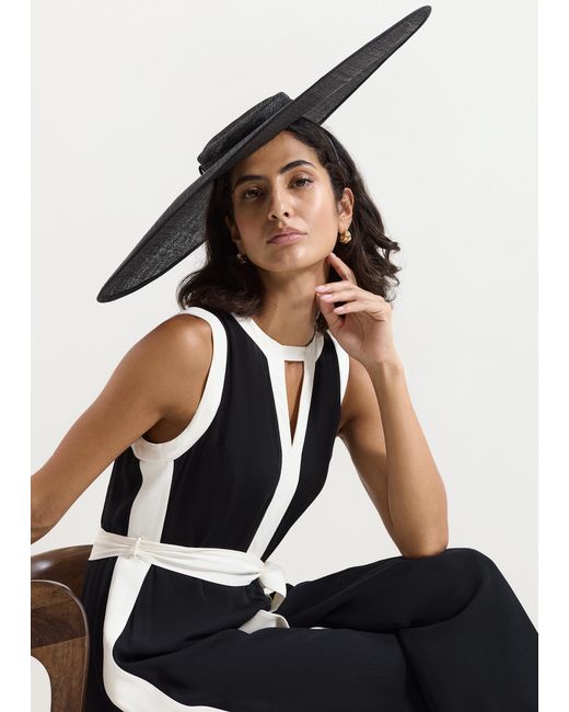 Phase Eight White Oversized Boater
